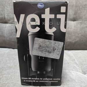 Blue Yeti Blackout USB Microphone